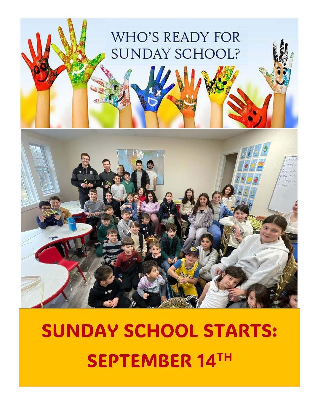 Sunday School Registration